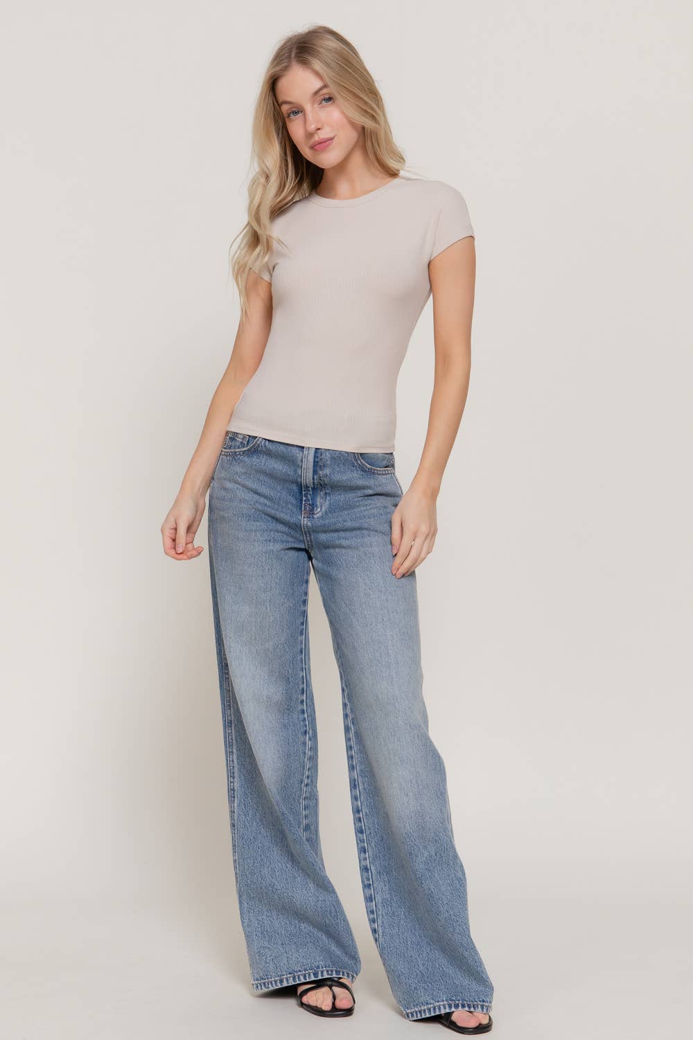 Short Sleeve Fitted Top