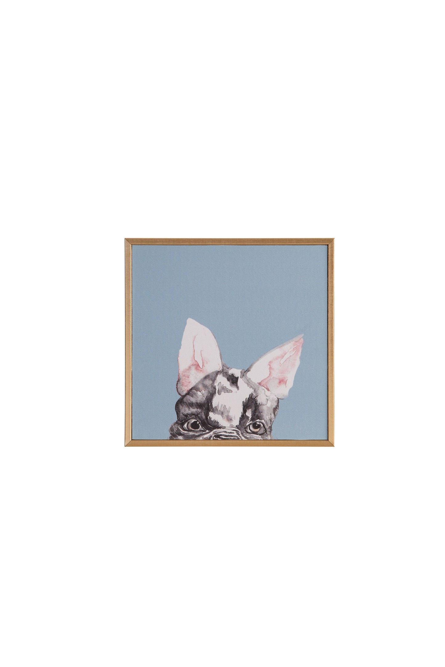 Blue Dog Mini Canvas Art Wood Home Decor