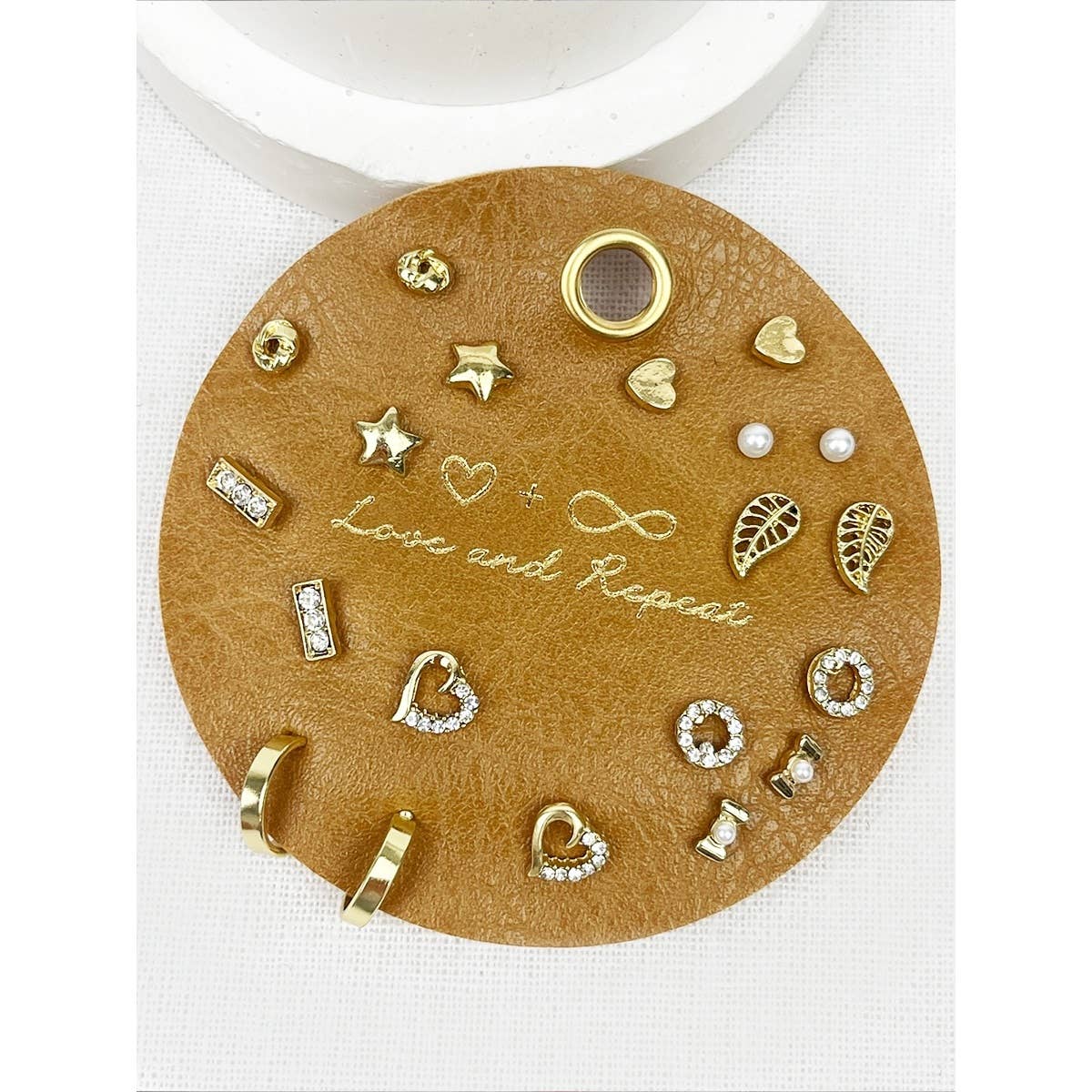 Sweetheart Everyday Earrings: GOLD / ONE(6)