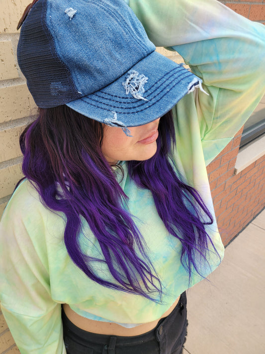 CC Pony Hat: Denim/Navy