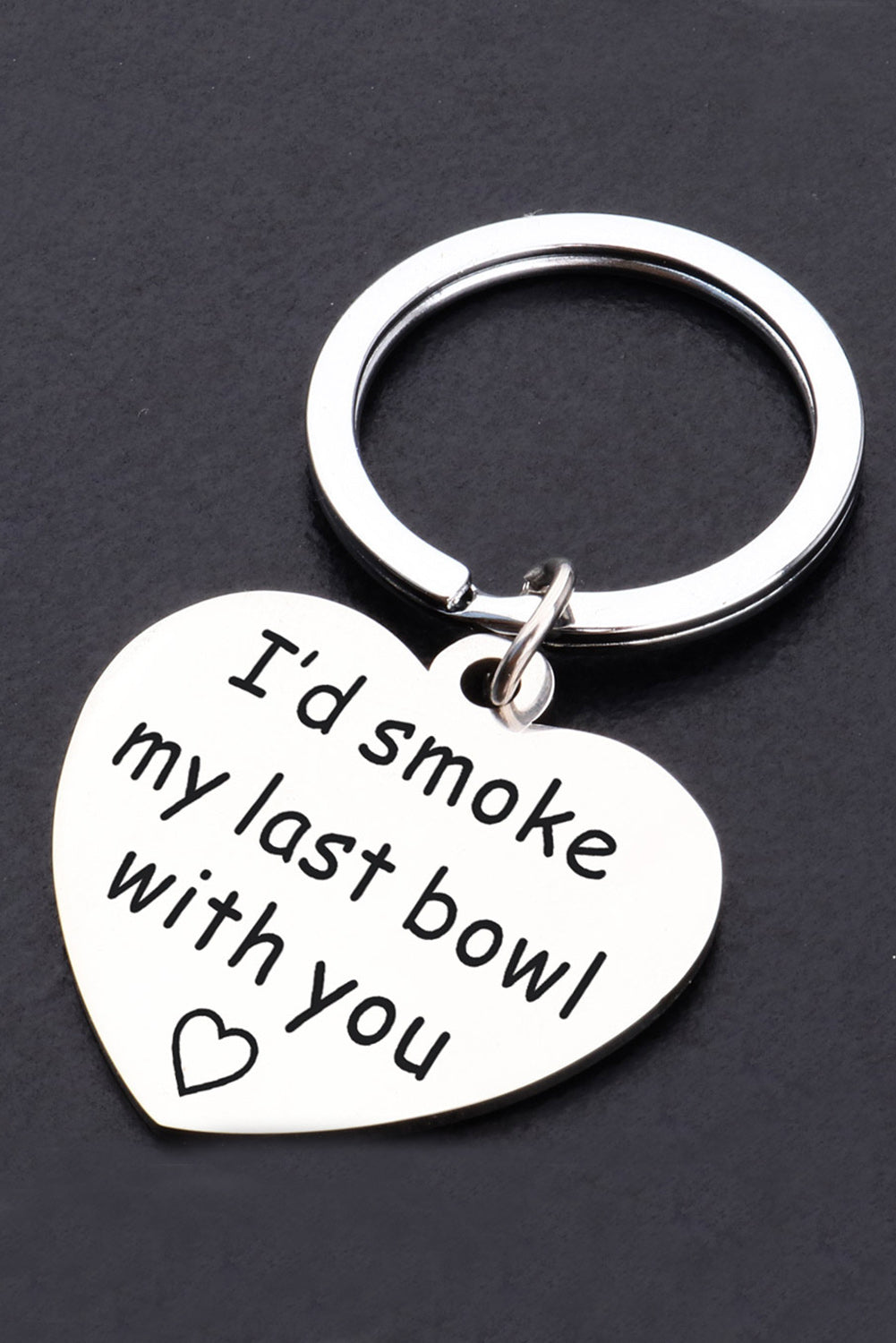 Heart Pendant Key Ring