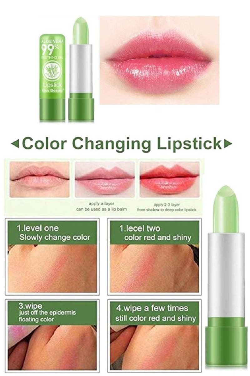 Aloe Vera Moisture Color Changing Lip Balm