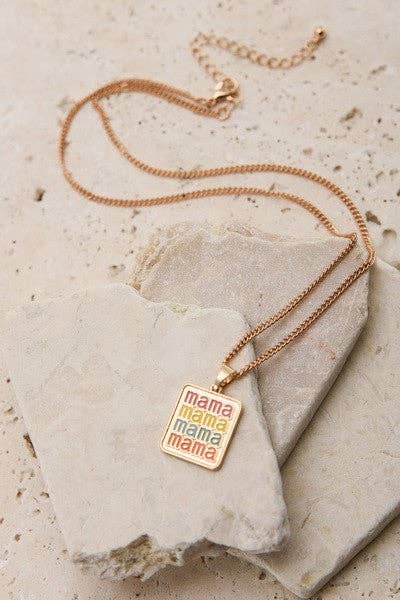 MAMA PENDANT NECKLACE