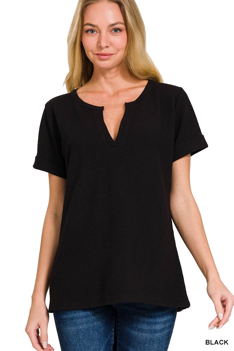 Waffle Henley
