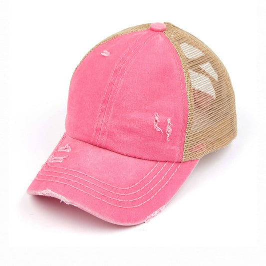 CC Pony Hat:Pink Kids