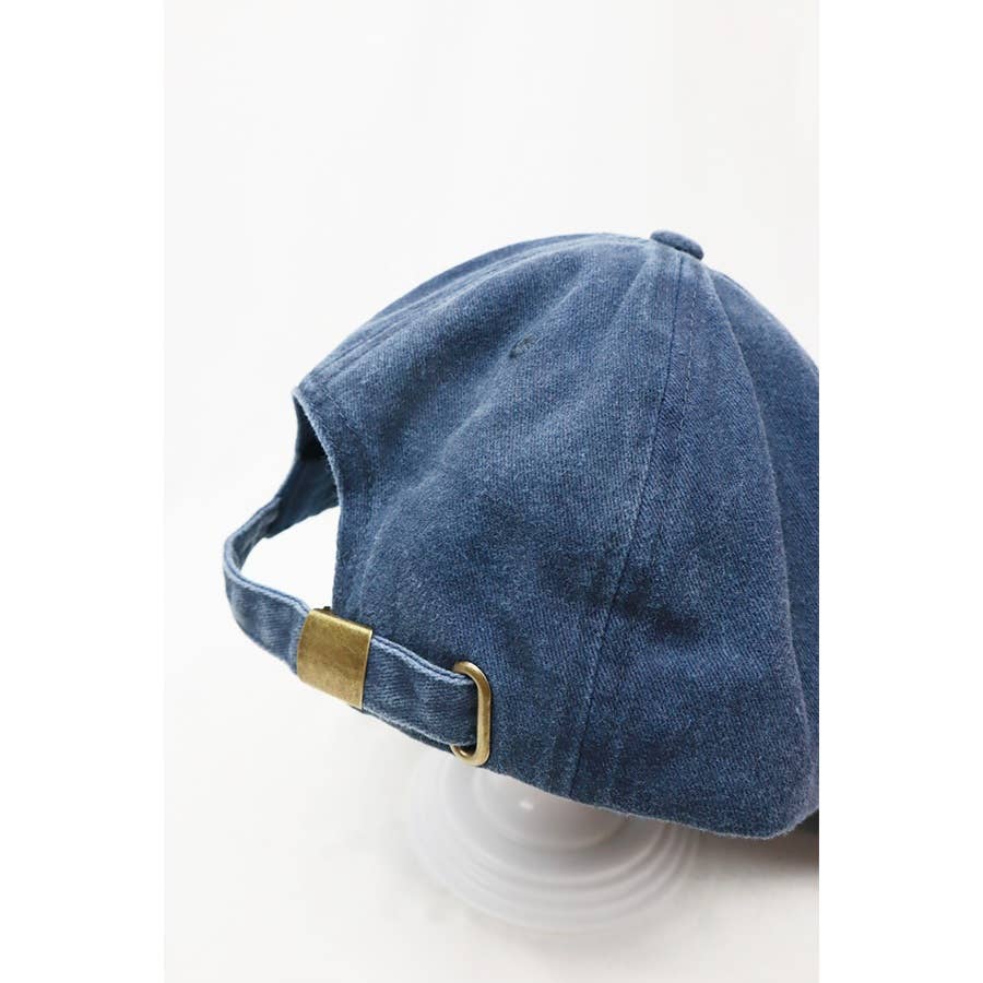 Faith Embroidered Washed Baseball Cap: NAVY / ONE
