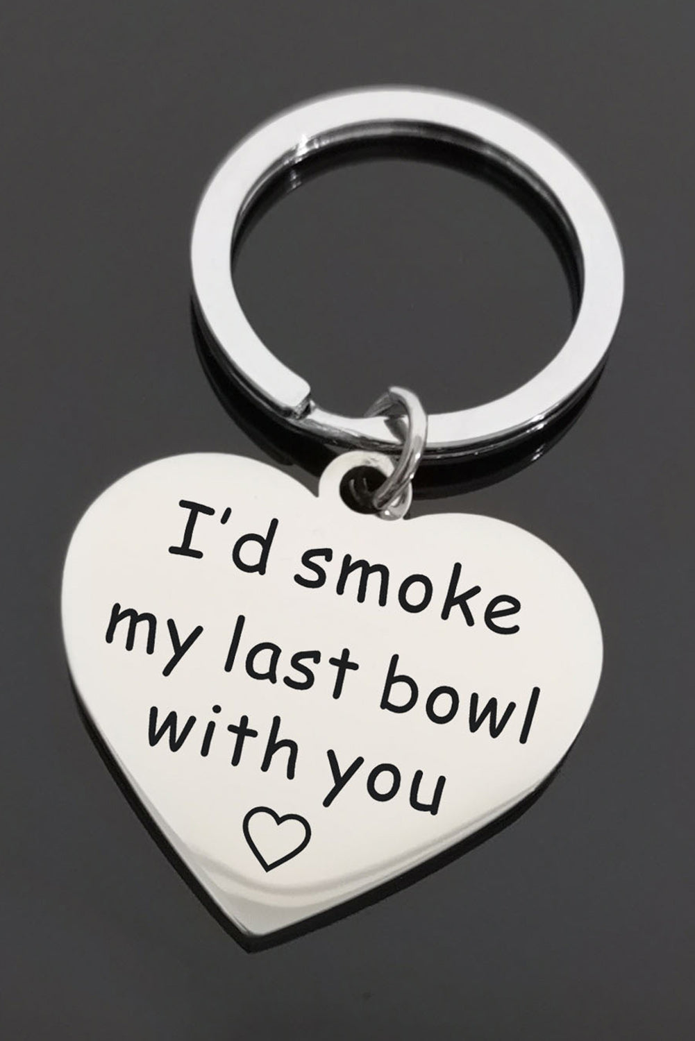 Heart Pendant Key Ring