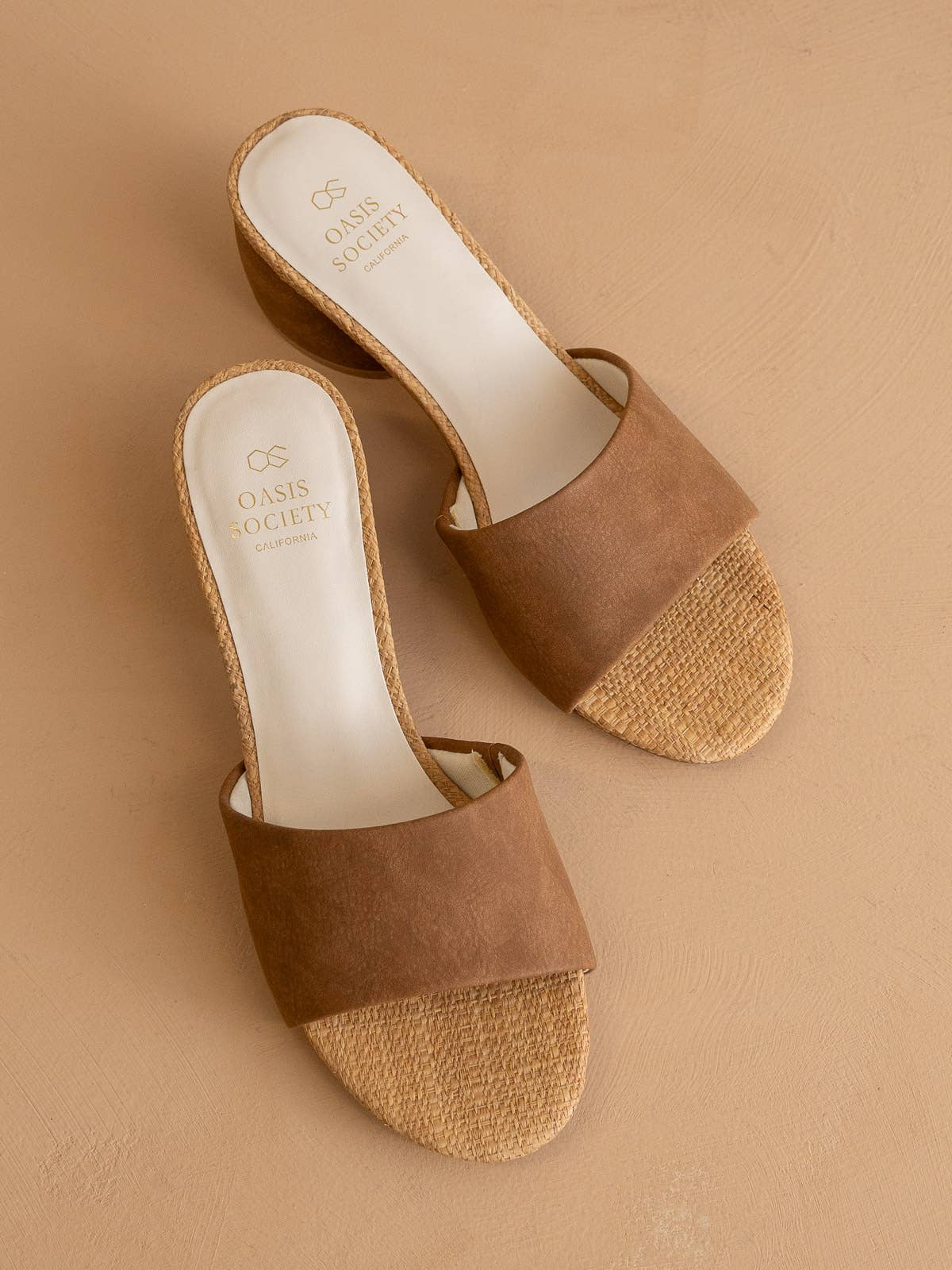 The Paloma Brown | Low Heeled Sandal: BROWN