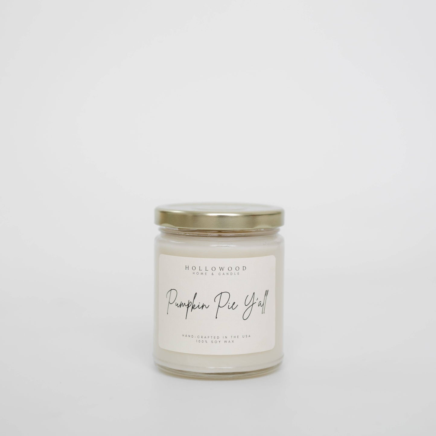 PUMPKIN PIE Y'ALL | FALL | 8 OZ CANDLE: 8 OZ