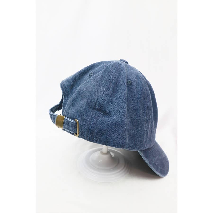 Faith Embroidered Washed Baseball Cap: NAVY / ONE