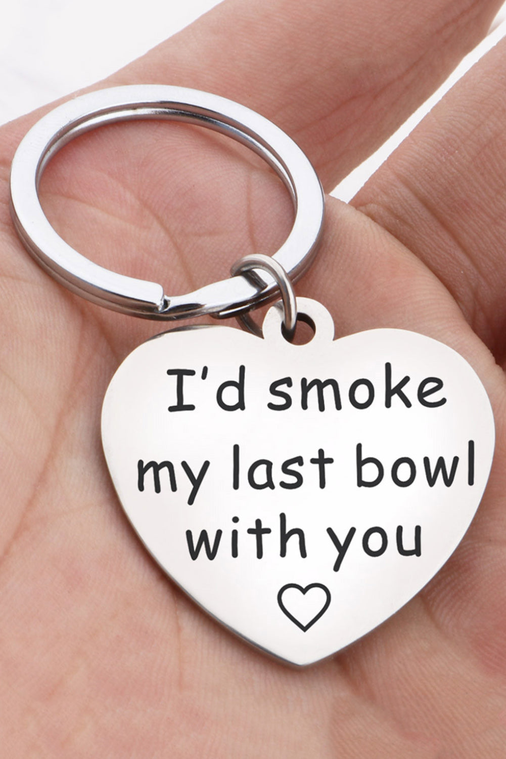 Heart Pendant Key Ring