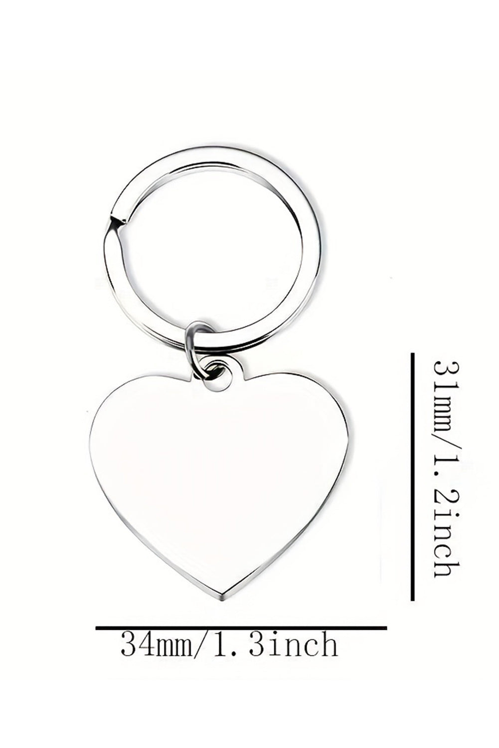 Heart Pendant Key Ring