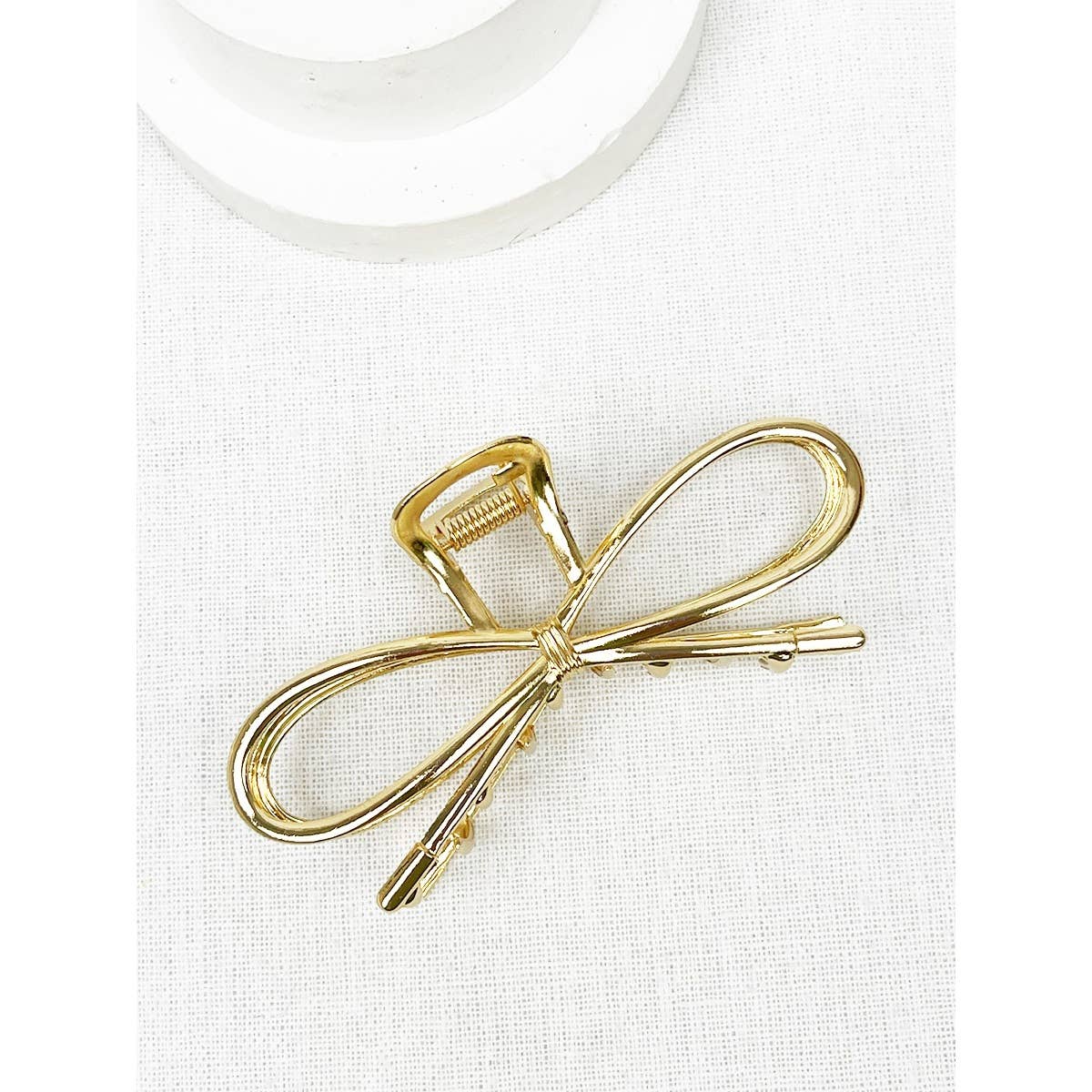 Metal Hair Claw Clips: GOLD /