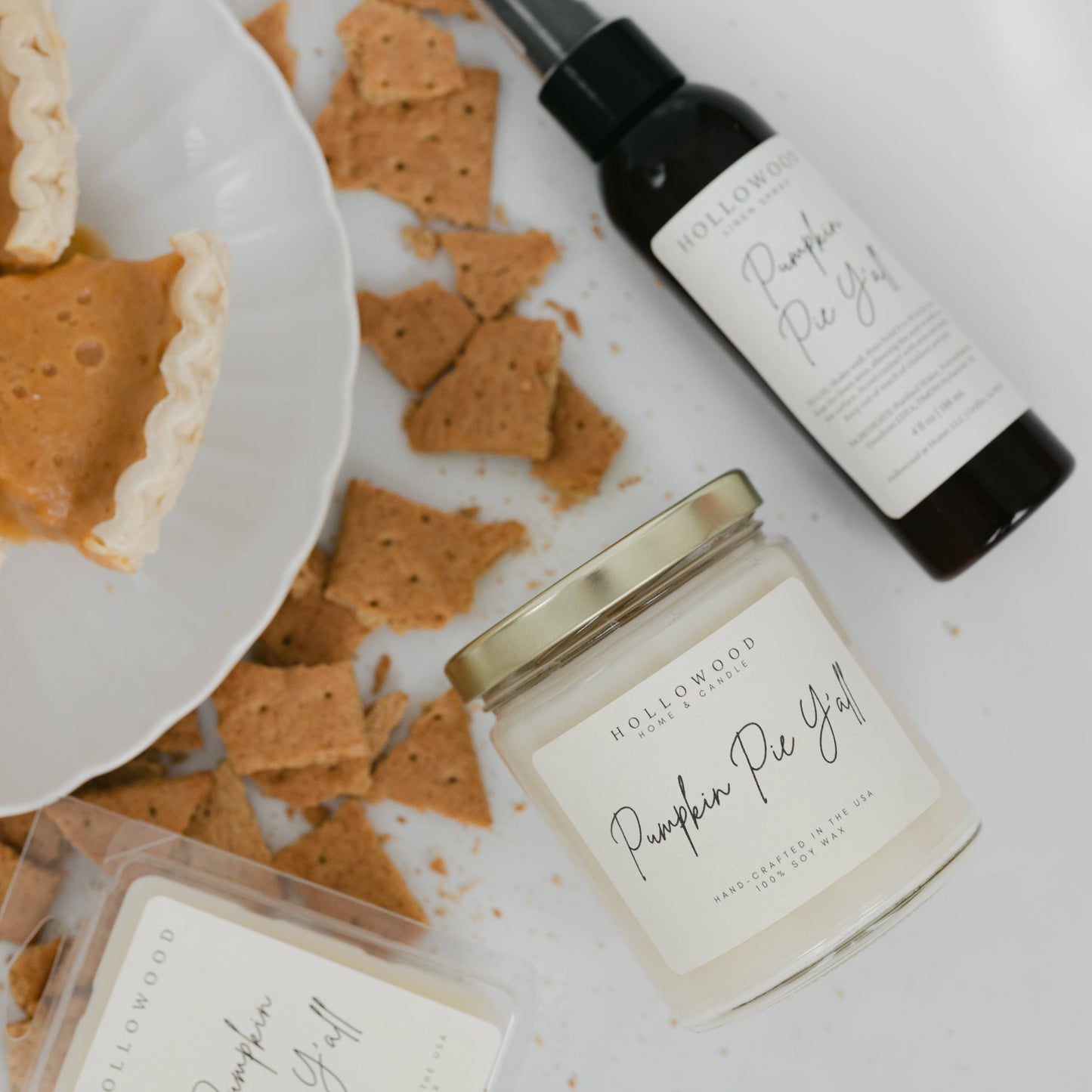 PUMPKIN PIE Y'ALL | FALL | 8 OZ CANDLE: 8 OZ