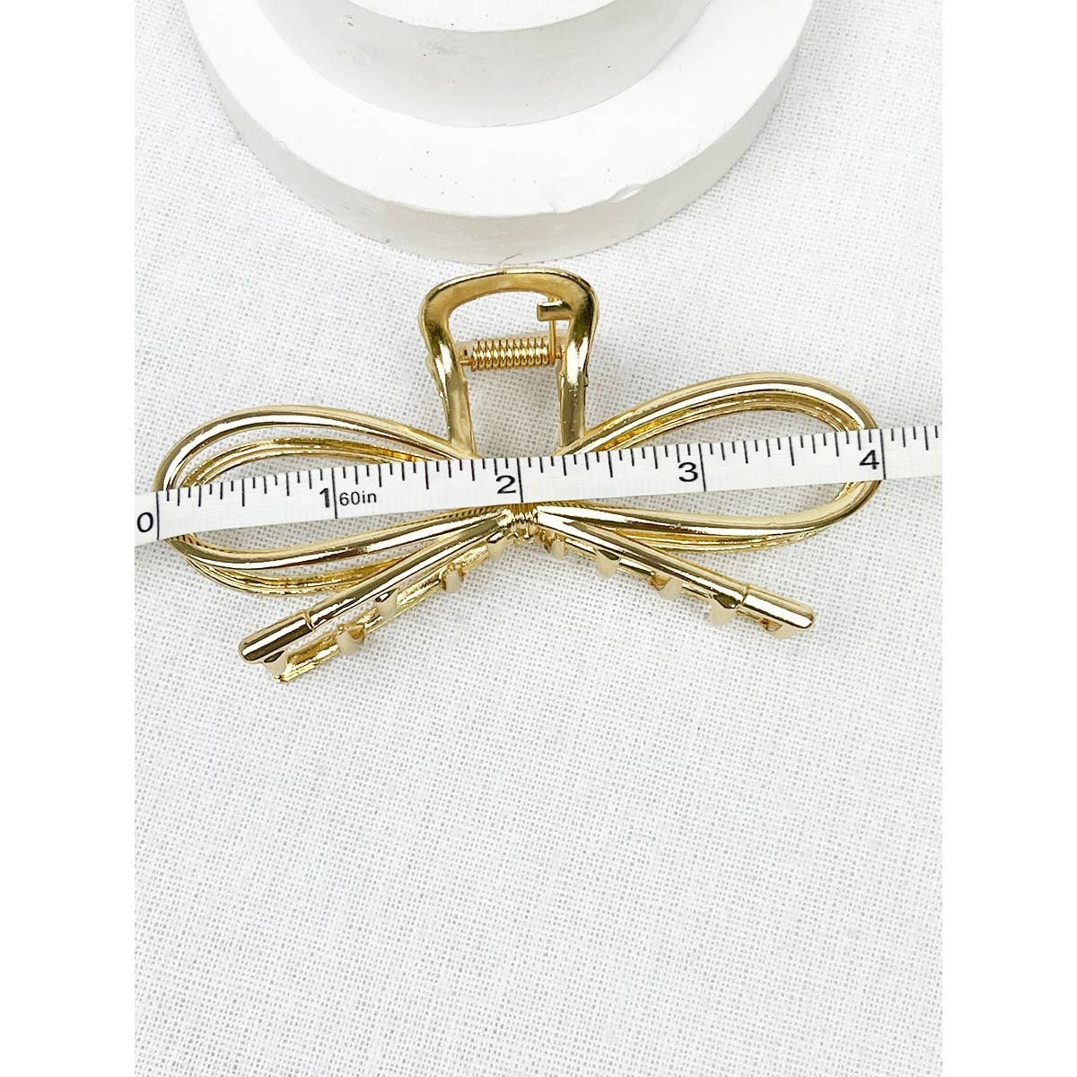 Metal Hair Claw Clips: GOLD /