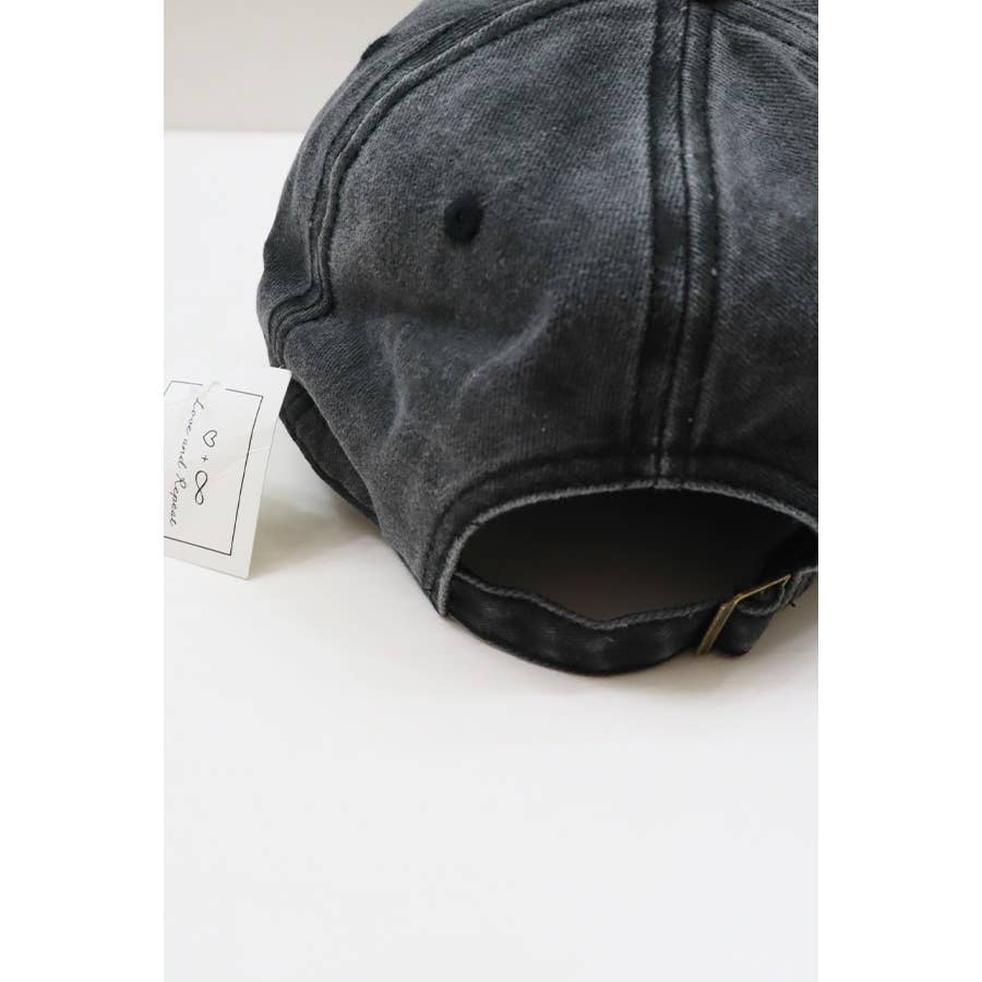 Bad Hair Day Embroidered Washed Baseball Cap: BLACK