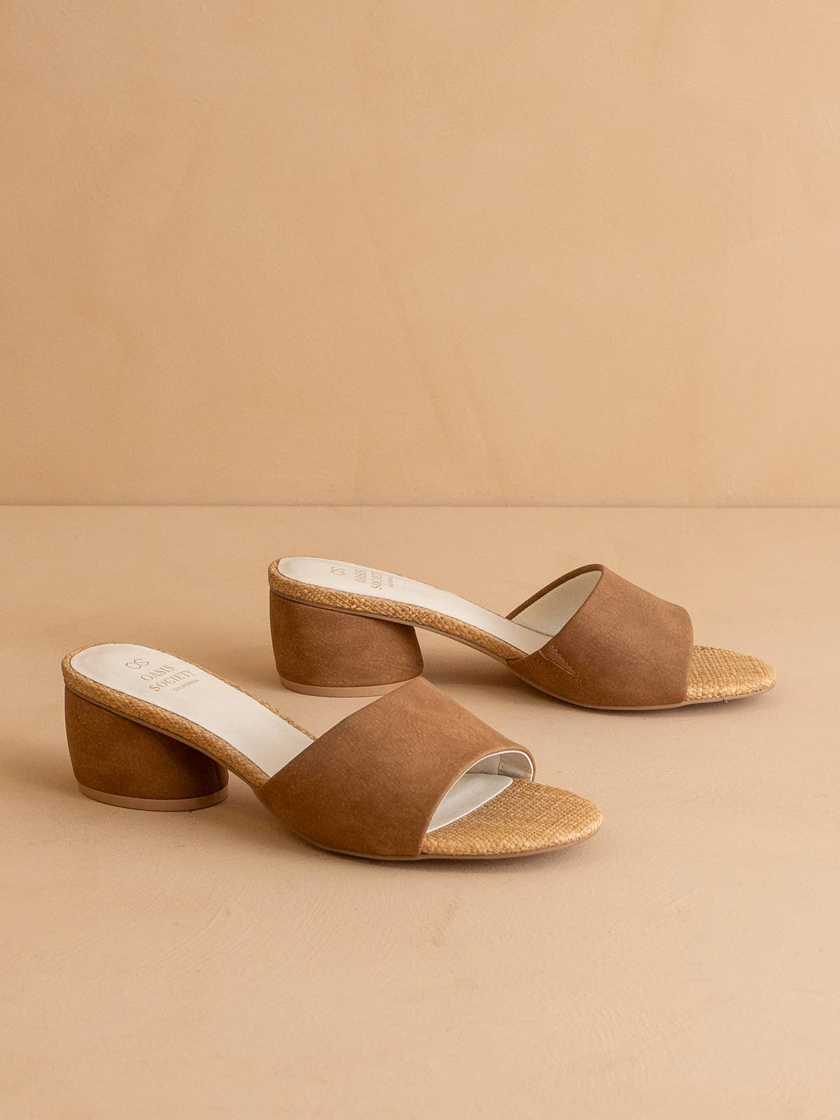 The Paloma Brown | Low Heeled Sandal: BROWN