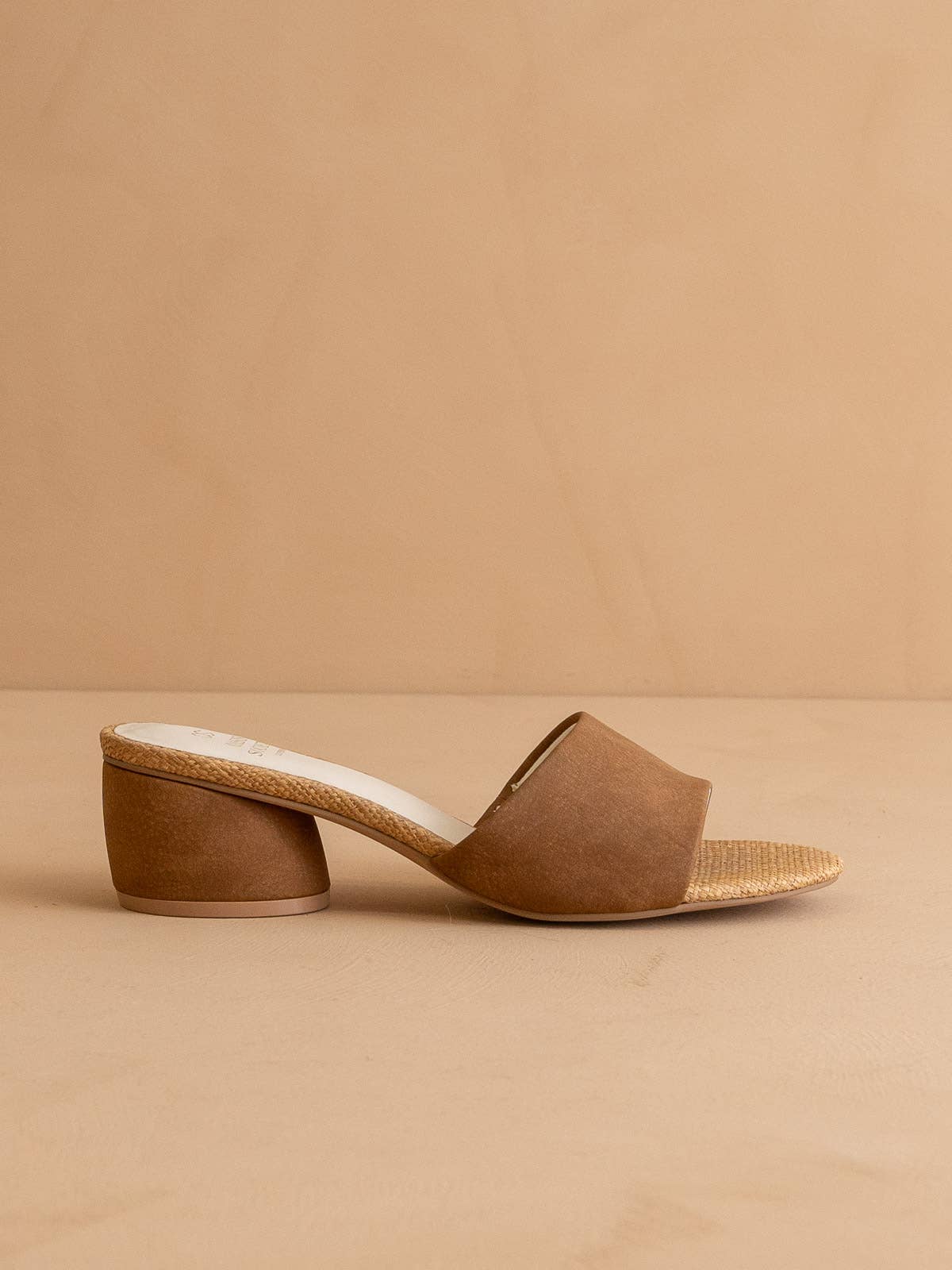The Paloma Brown | Low Heeled Sandal: BROWN