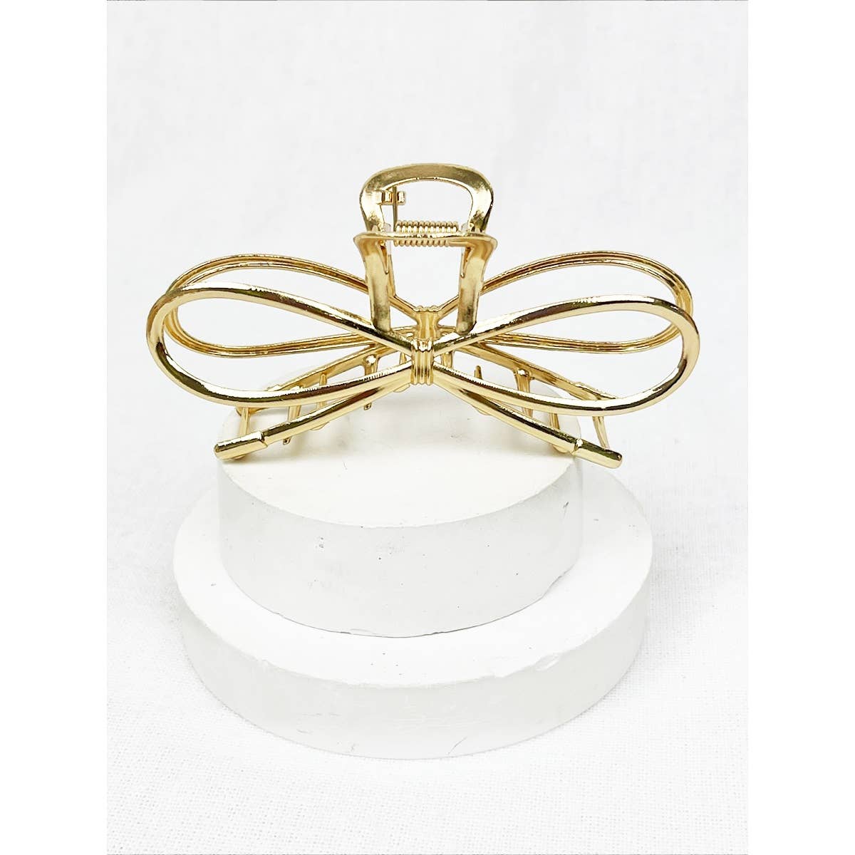Metal Hair Claw Clips: GOLD /