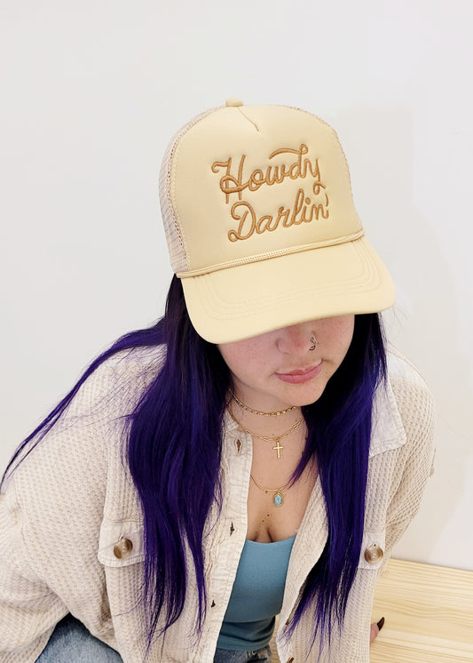 Howdy Darlin Mesh Trucker Cap
