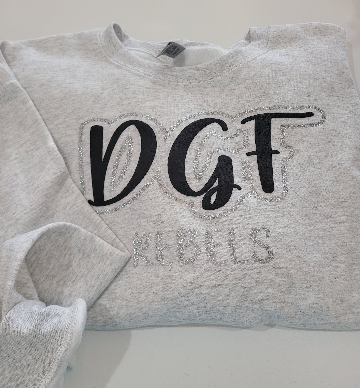 DGF Rebels Sweatshirts: Silver / Black