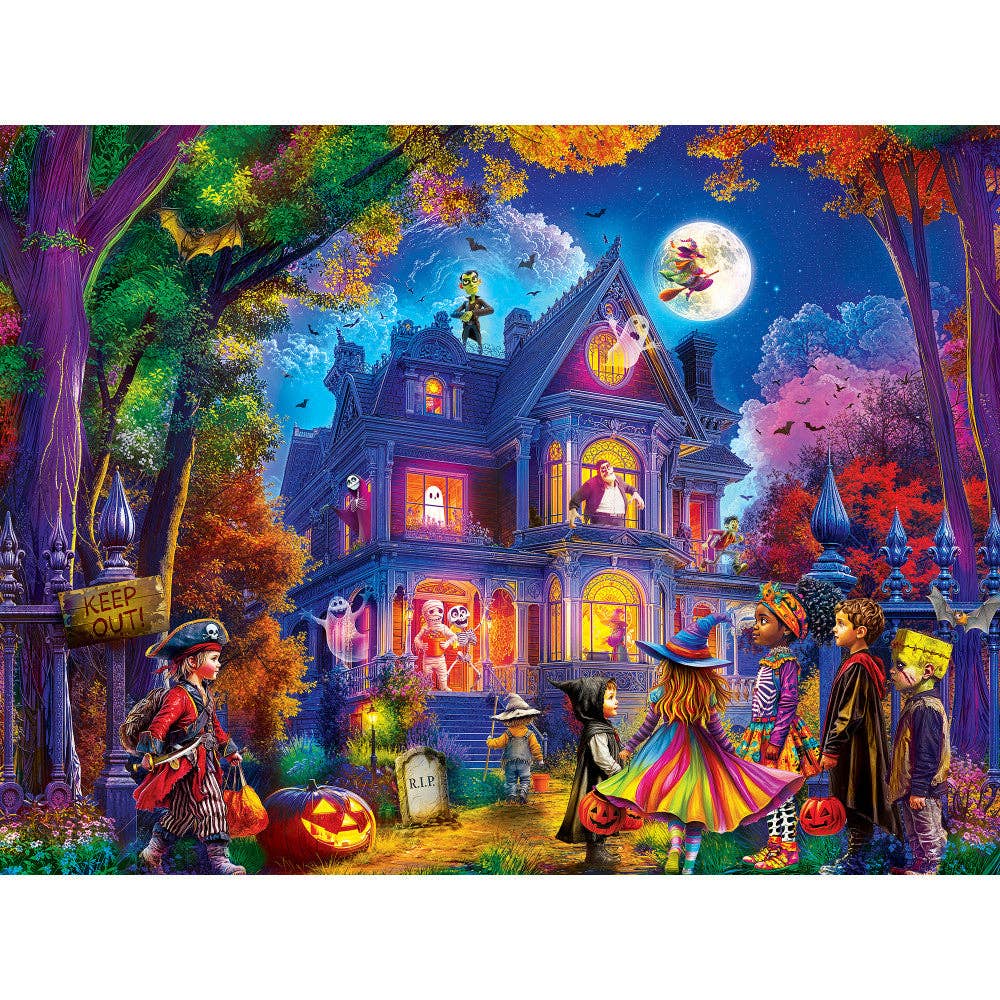 Glow in the Dark - Halloween Manor 300 Piece EZ Grip Jigsaw Puzzle