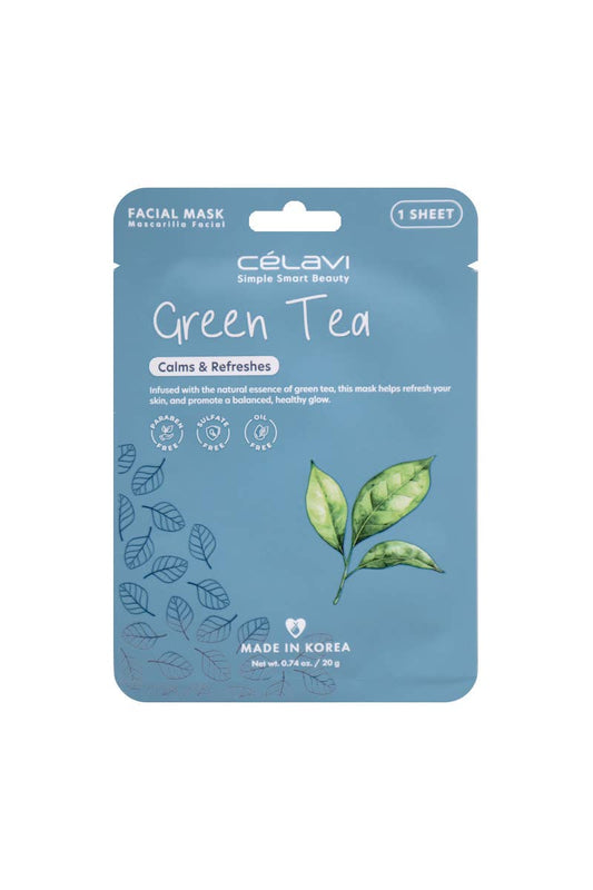 Green Tea Facial Mask Calm & Refresh - 24pc