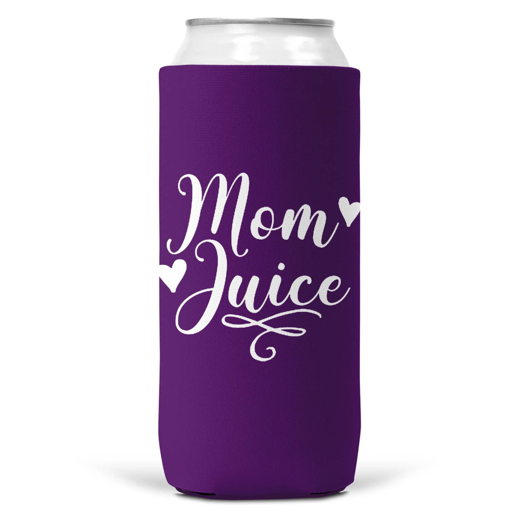 Mom Juice SLIM CAN Coozie: 12 oz