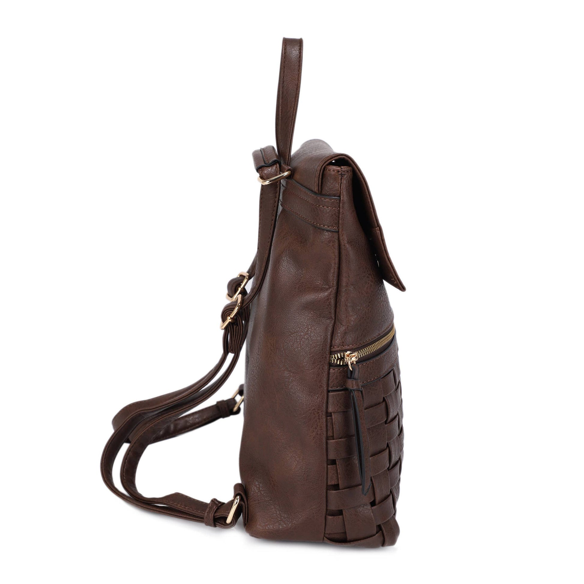 ALINA BACKPACK WITH WOVEN DETAIL