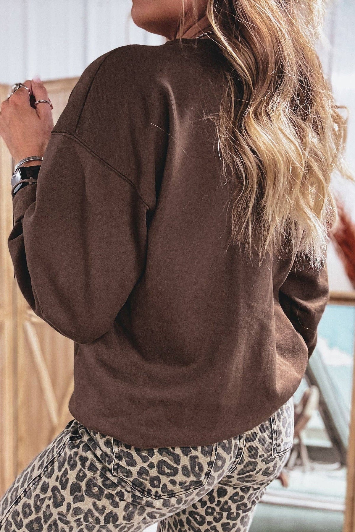Embroidered “Pray” Sweatshirt