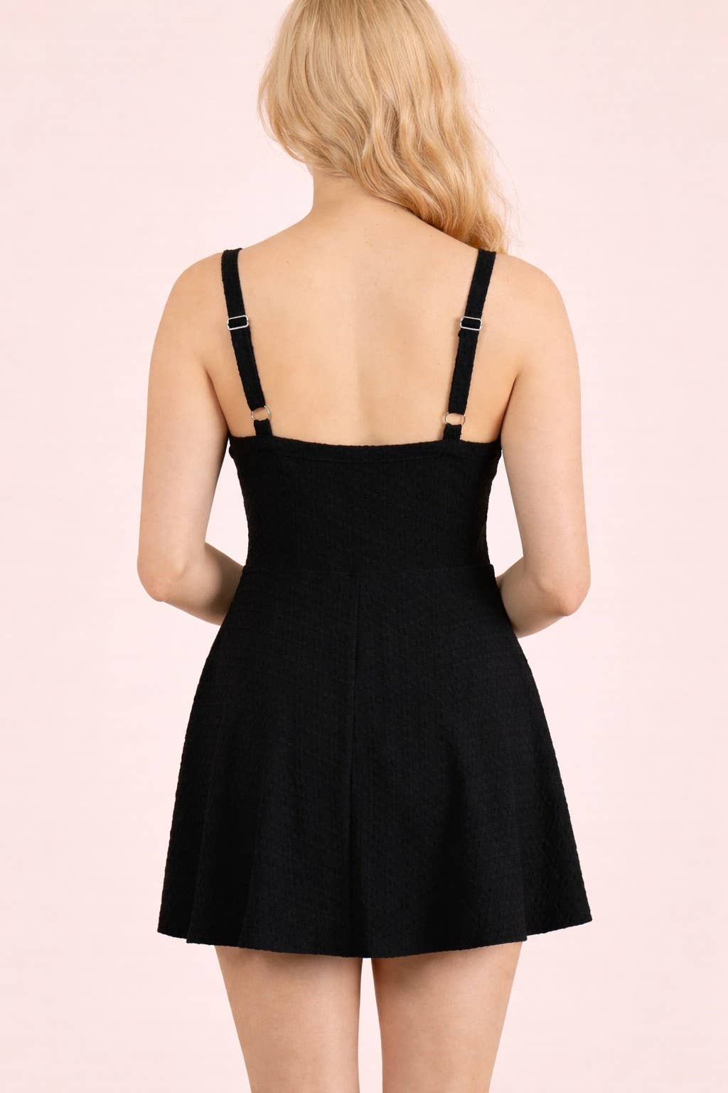 Textured Knit Activewear Dress W/ Shorts