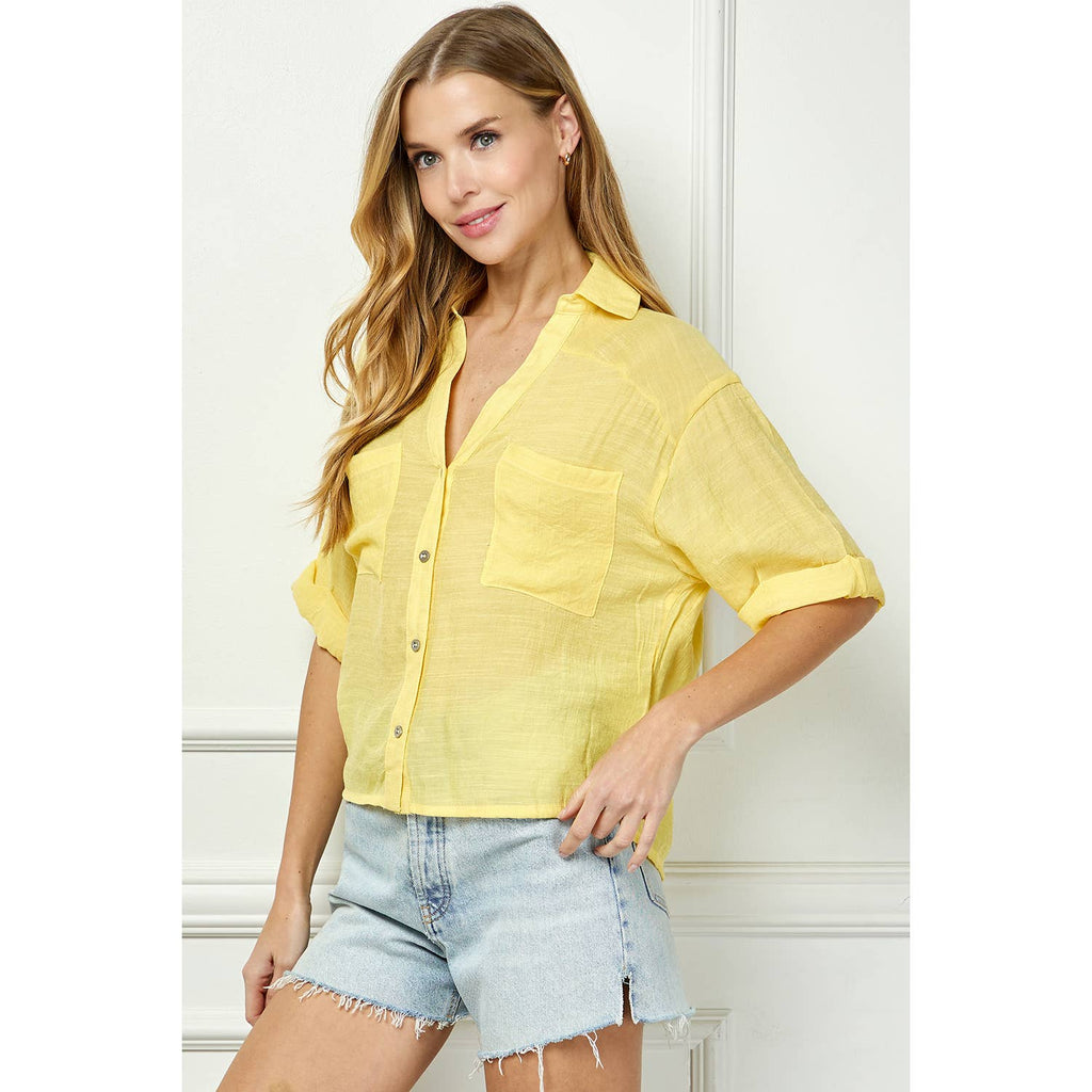 EASY BREEZE BUTTON DOWN SHIRT