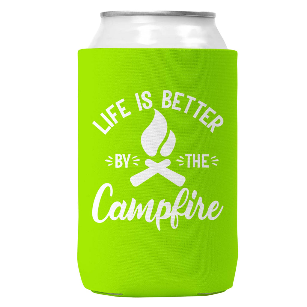 Life is Better by the Campfire Can Coozie: 12oz Can