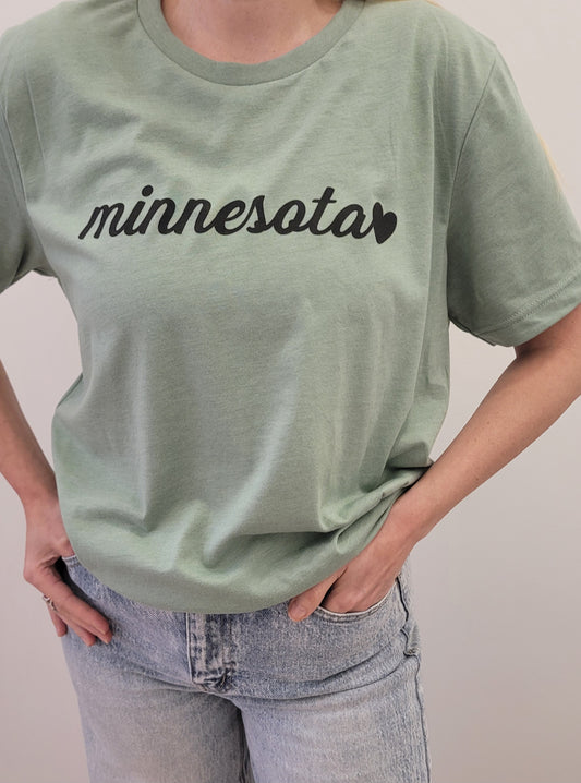 Minnesota Tee: Sage