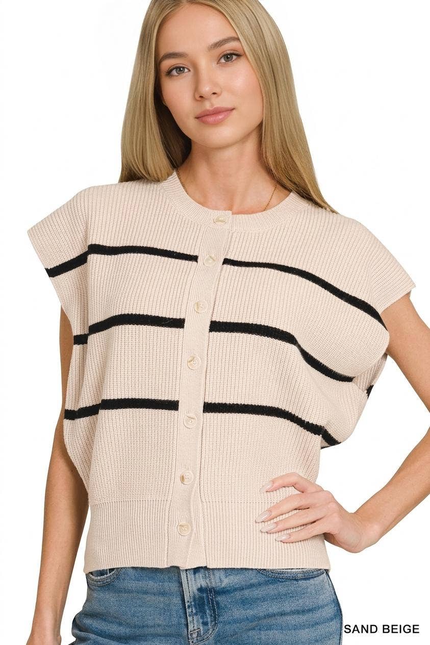 Striped Sweater Vest
