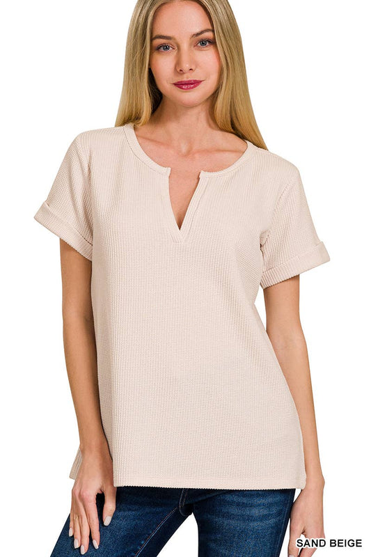 Waffle Henley