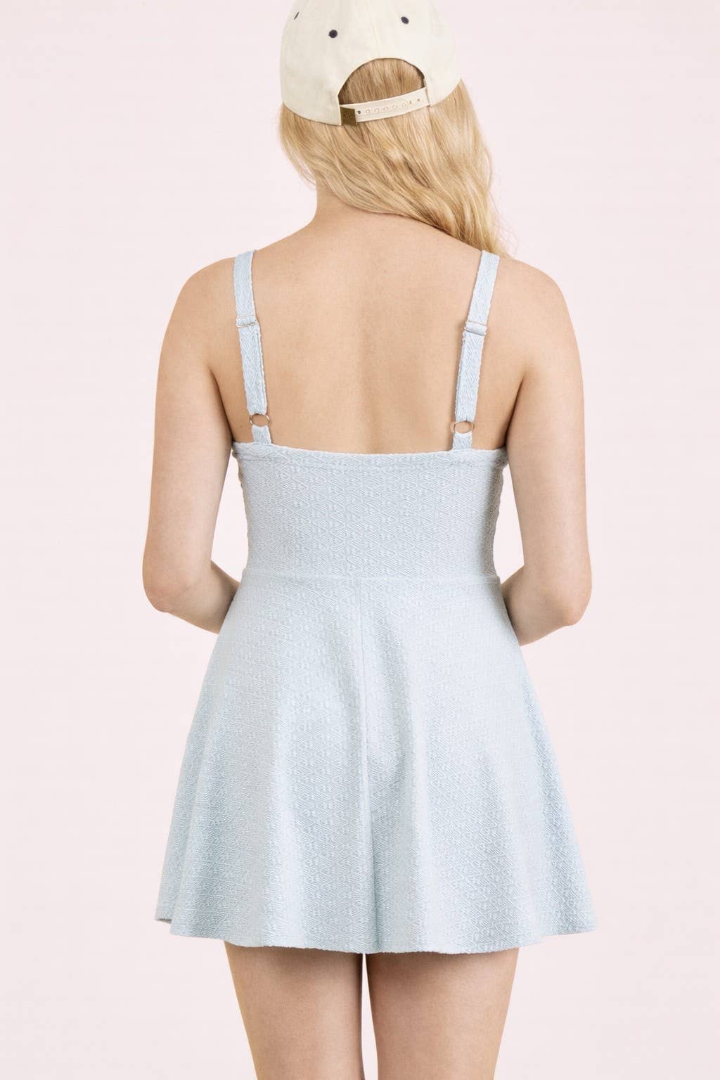 Textured Knit Activewear Dress W/ Shorts
