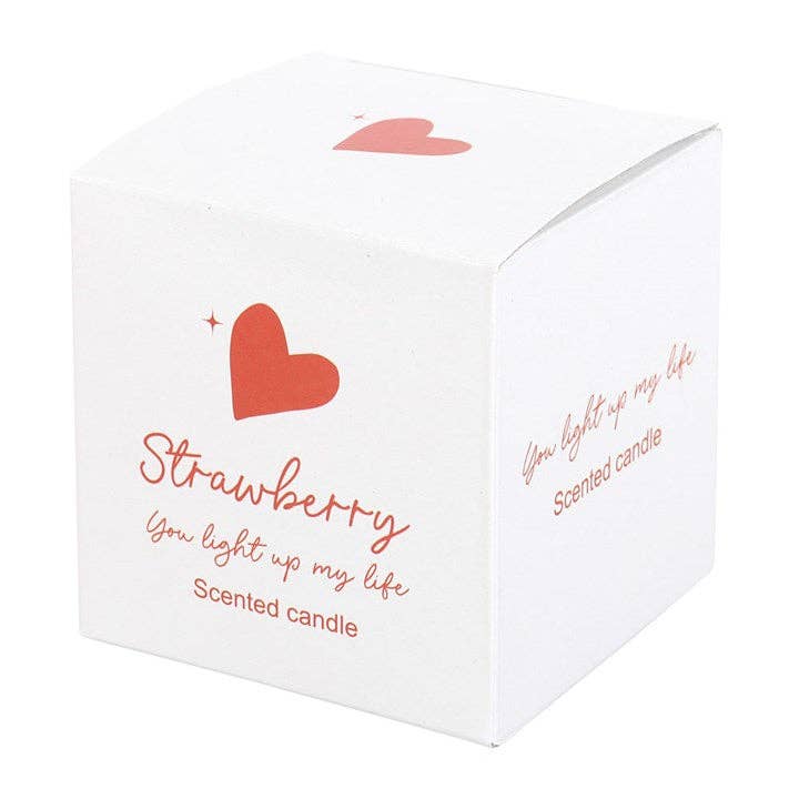You Light Up My Life Strawberry  Candle