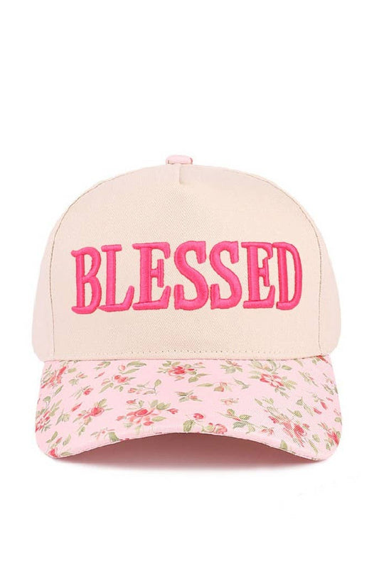 Blessed Two Tone Cotton Cap