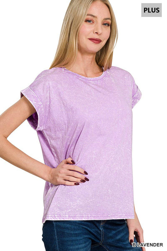 Crinkle Washed Tee