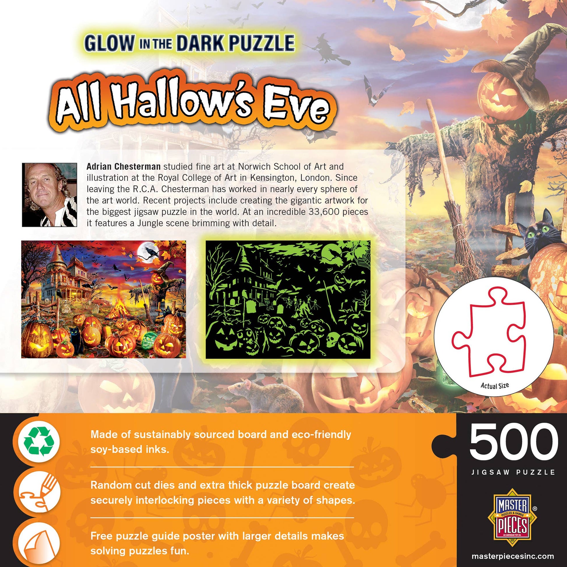 Glow in the Dark - All Hallow's Eve 500 Piece Puzzle