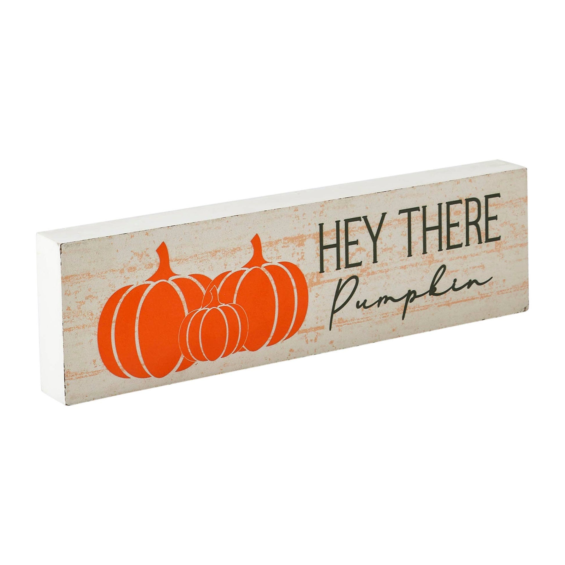 Hey There Pumpkin Tabletop Sign Fall Decor, 10"