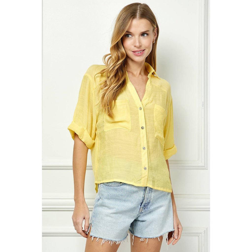 EASY BREEZE BUTTON DOWN SHIRT