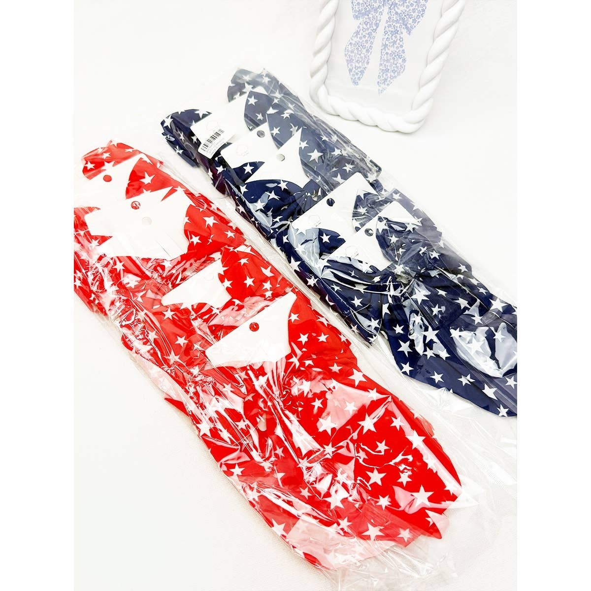 Star Long Tail Bow Hair Clip