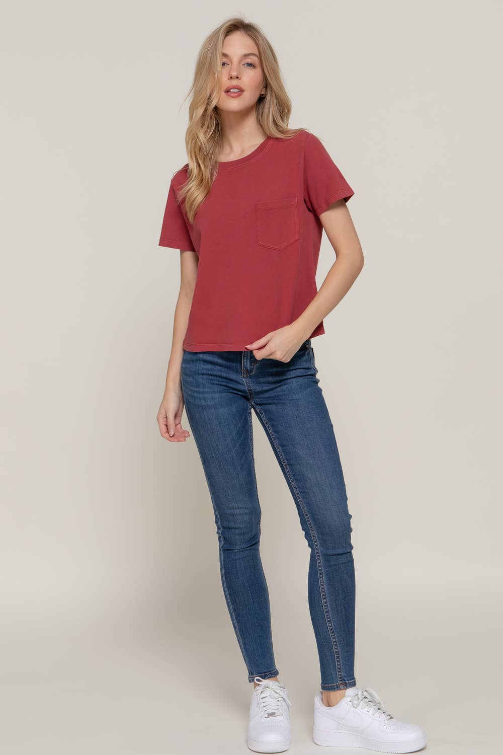 Short Sleeve Knit Top