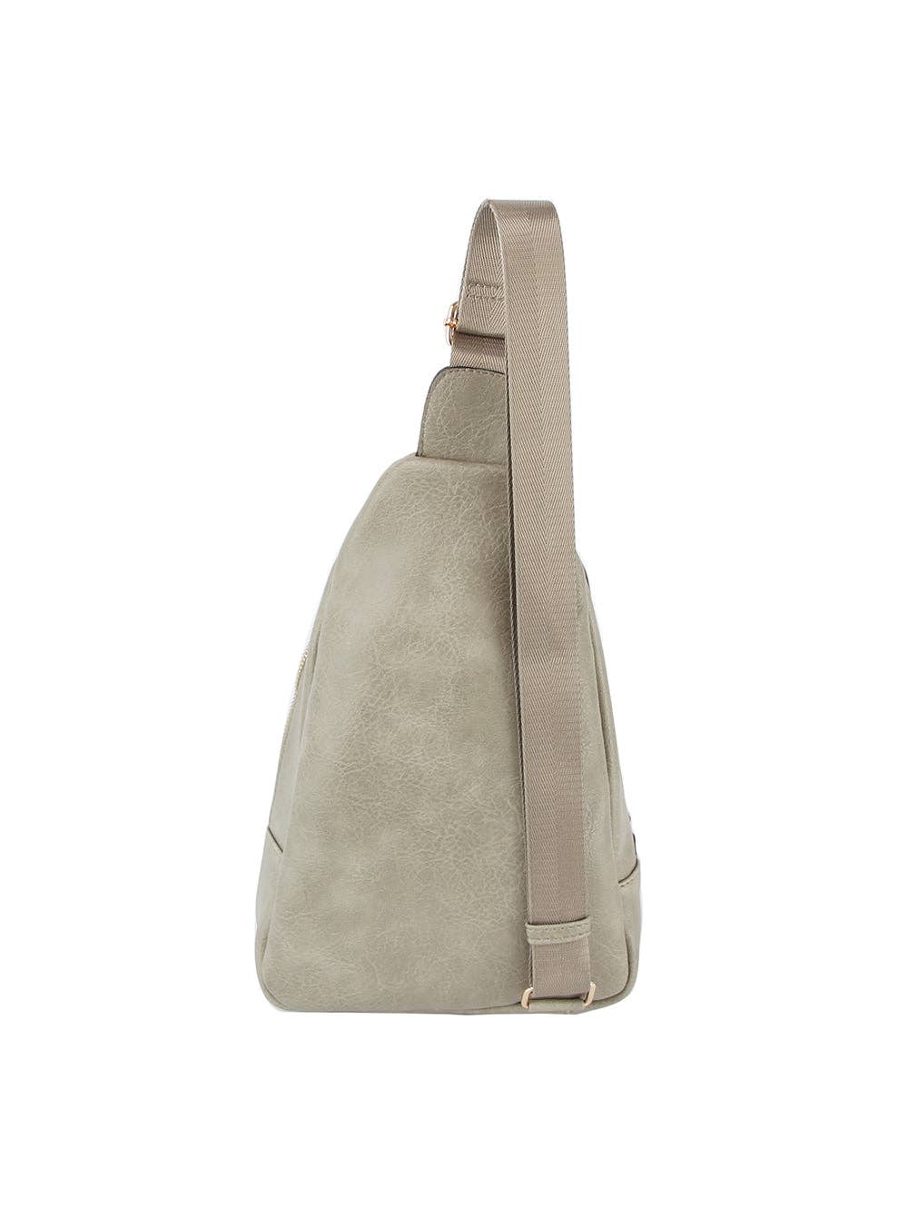 Front Crossbody Sling Fashion Bag: Grey