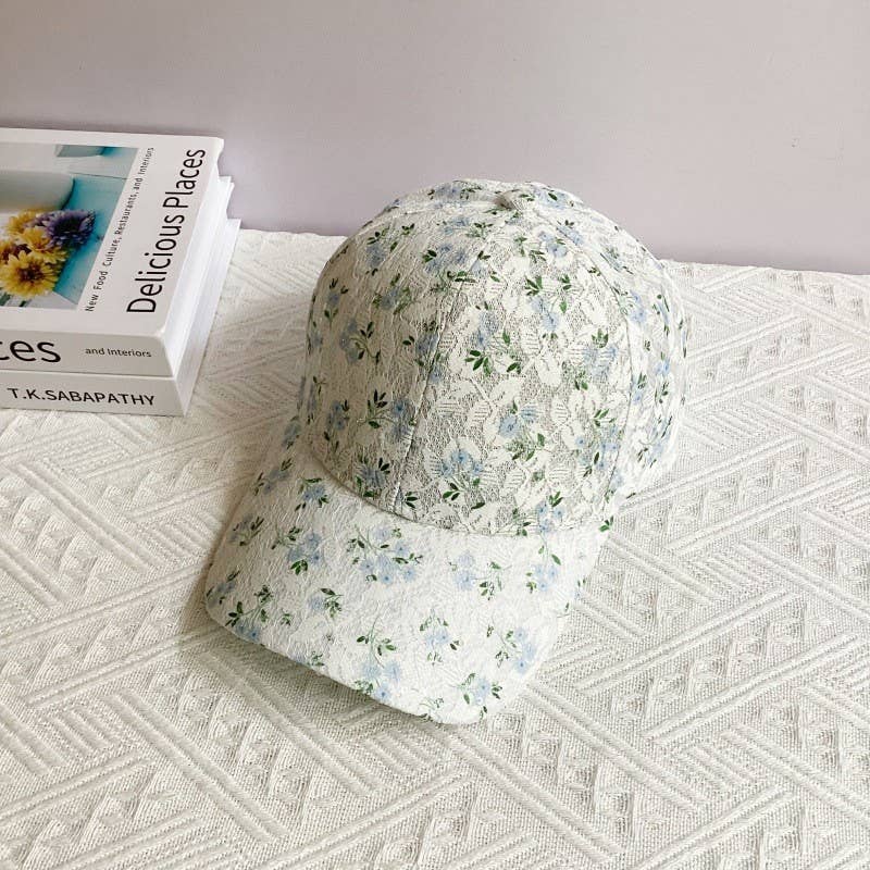 FLORAL CASUAL BASEBALL CAP