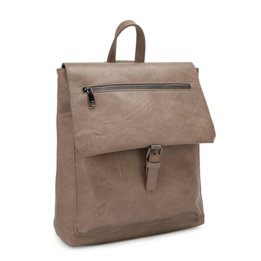 Margot Distressed Vegan Leather Casual Convertible Backpack