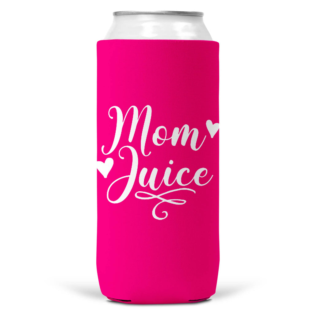 Mom Juice SLIM CAN Coozie: 12 oz
