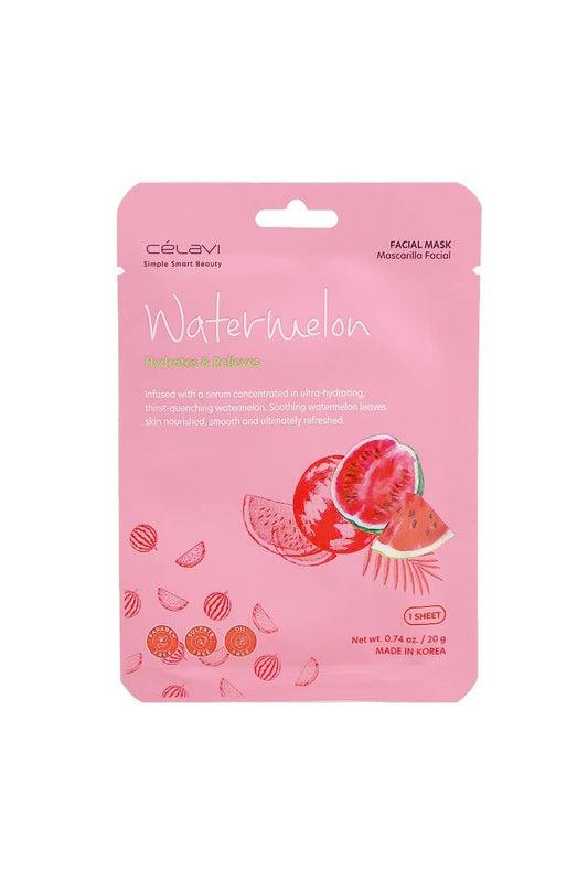Watermelon Facial Mask Hydrating - 24 pcs